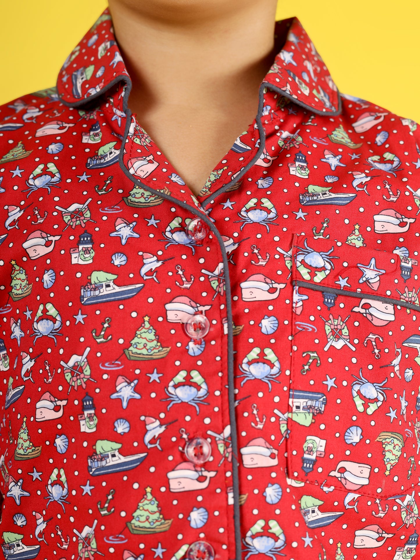 Crabby Christmas- KIDS NIGHTSUIT