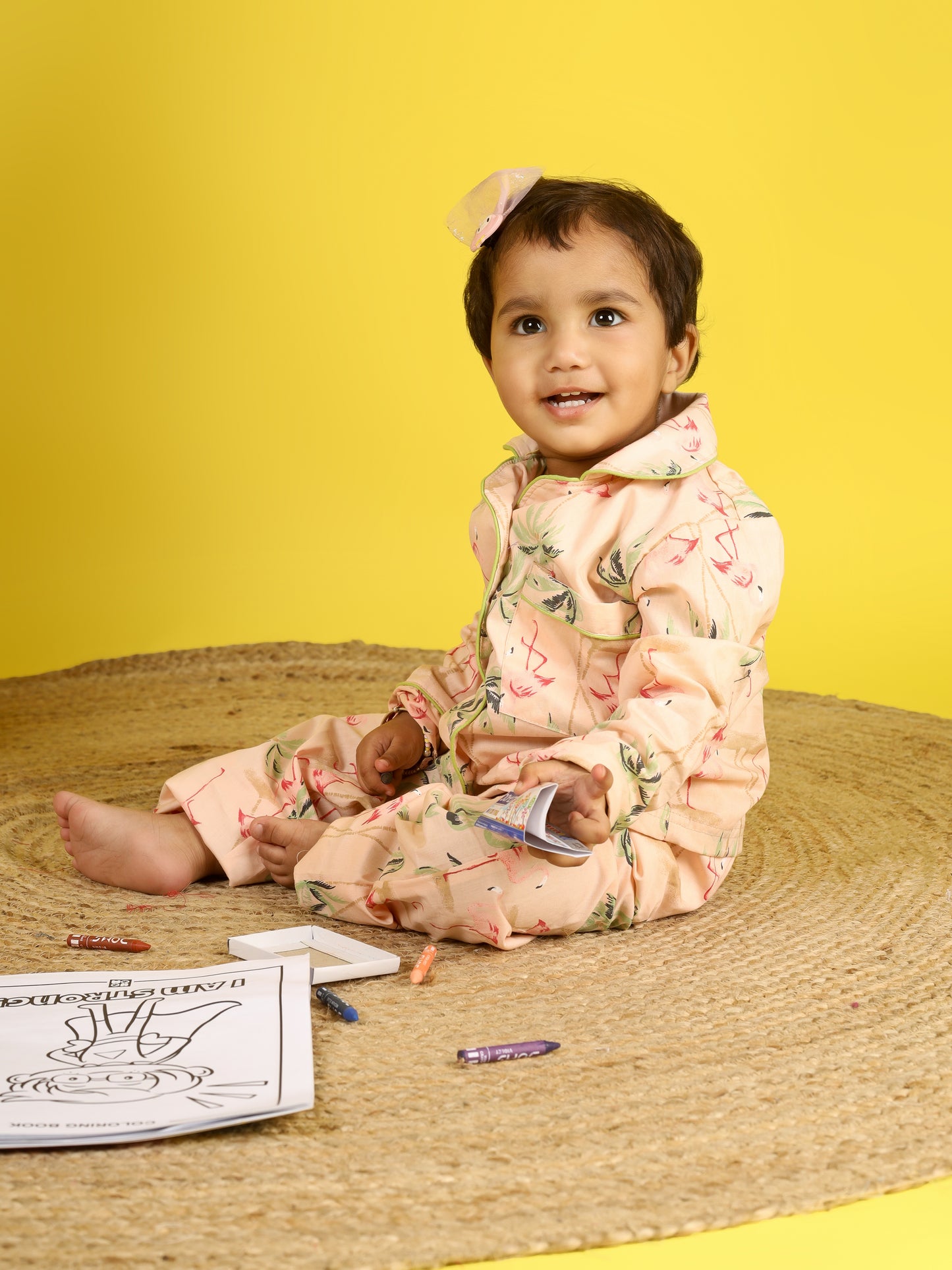 Fluffy Flamingos- KIDS NIGHTSUIT