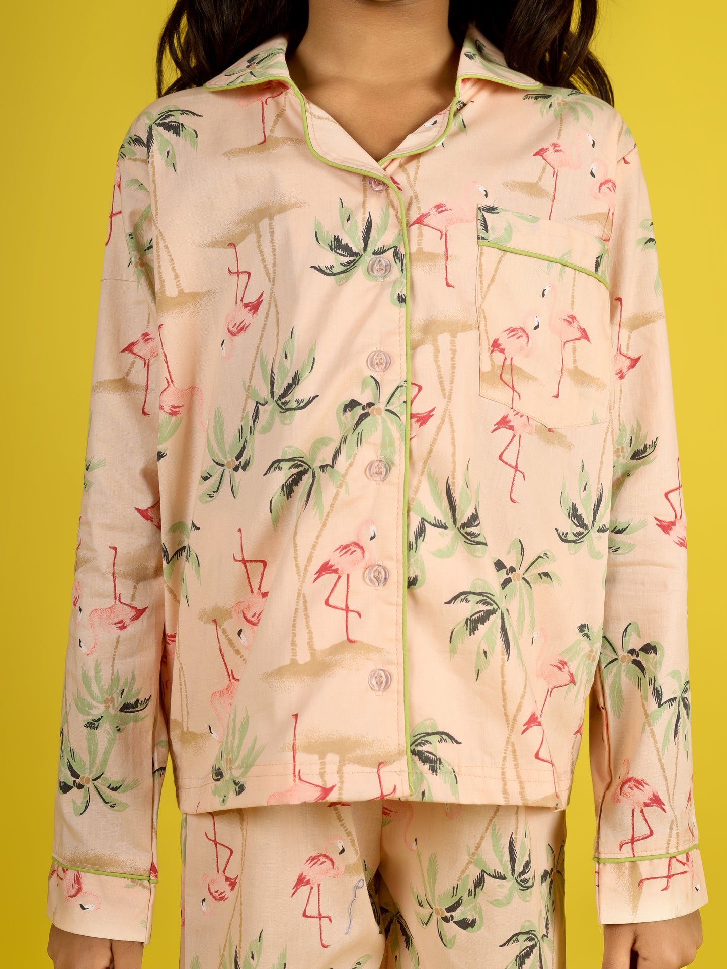 Fluffy Flamingos- KIDS NIGHTSUIT