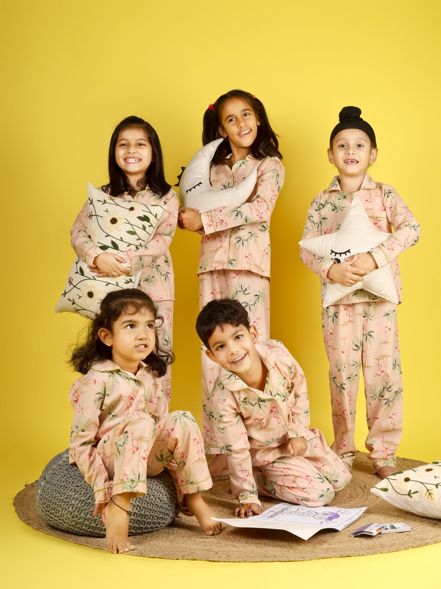 Fluffy Flamingos- KIDS NIGHTSUIT